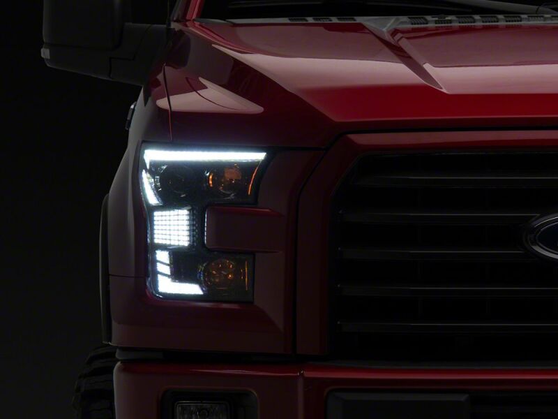 Raxiom 15-17 Ford F-150 XR Series LED Projector Headlights with DRL- Black Housing- Clear Lens-thumbmail-8
