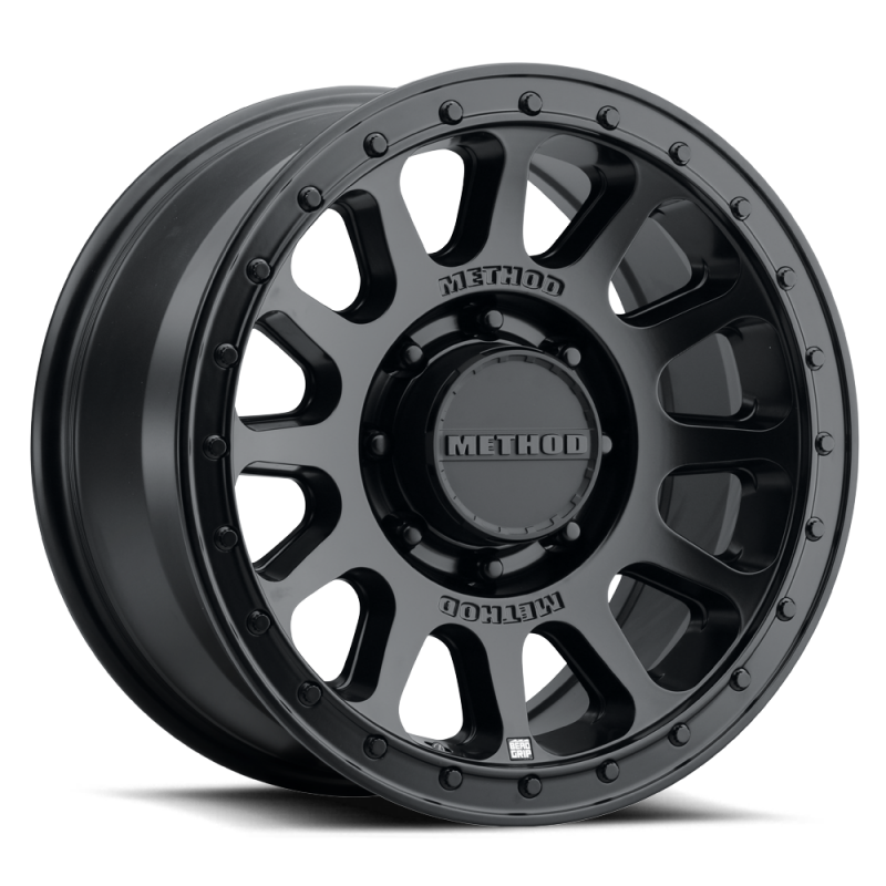 Method MR709 HD Bead Grip 18x 9in / ET12 / 8x180 BP / 124.1mm Bore - Black Wheel-thumbmail-2