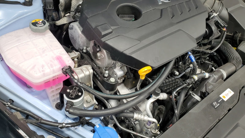 J&L 23-23 Hyundai Elantra N 2.0L Oil Separator 3.0 Passenger Side - Clear Anodized-thumbmail-2