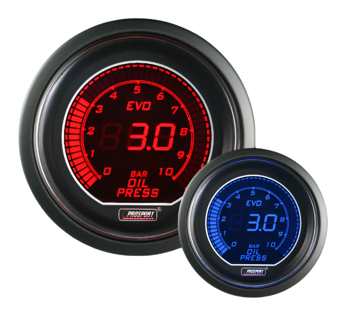 52mm Evo Electrical Oil Pressure Gauge-BAR-thumbmail-1