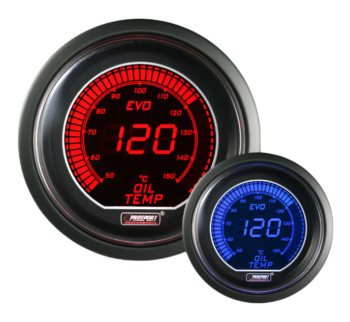2-1/16" Evo Electrical Oil Temperature Gauge-Celsius-thumbmail-1