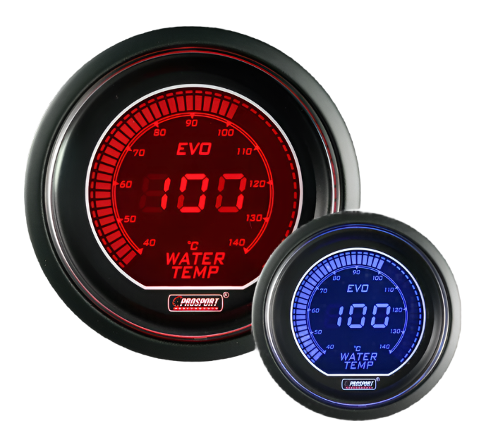 2-1/16" Evo Electrical Water Temperature Gauge-Celsius-thumbmail-1