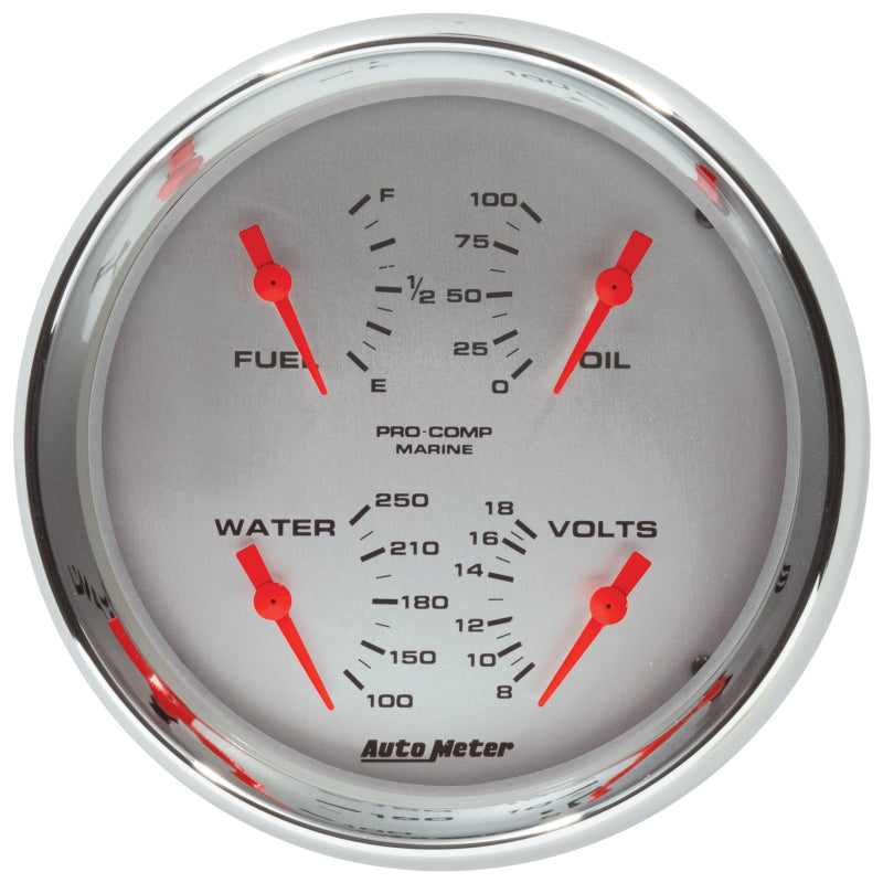 Autometer Marine Chrome - 100 PSI-thumbmail-1