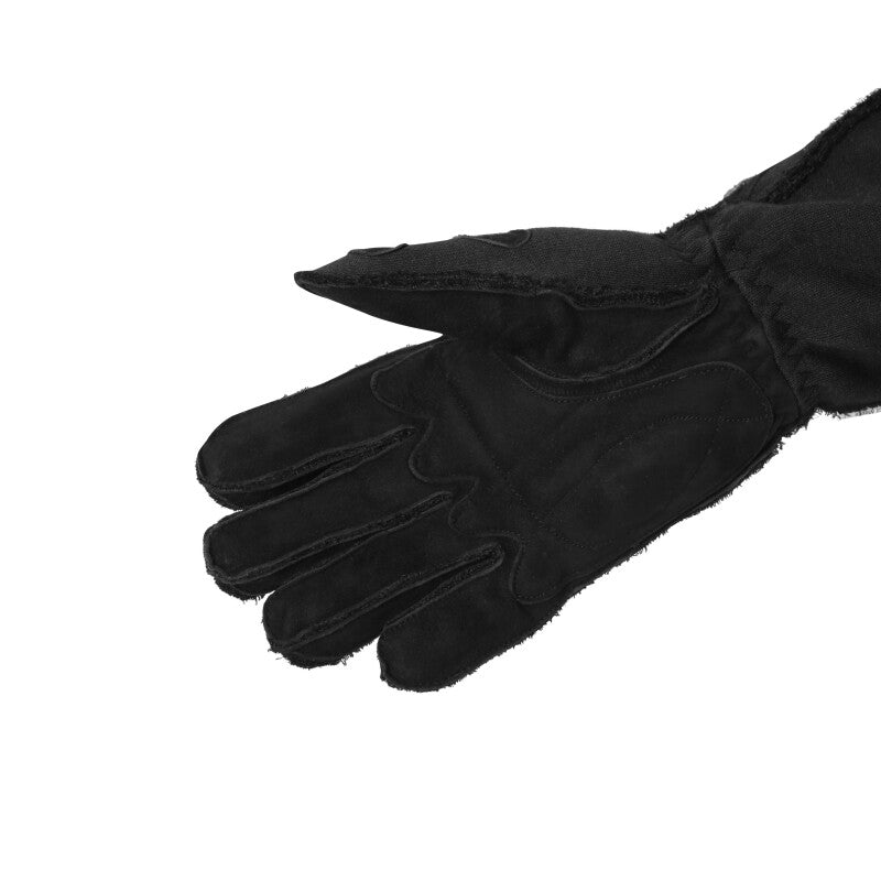RaceQuip 356 Series 2 Layer Nomex Outseam Race Gloves SFI 3.3 / 5 All Black Small-thumbmail-2