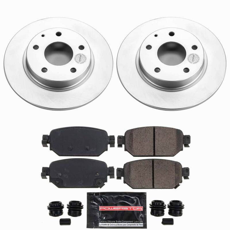 Power Stop 17-18 Mazda 3 Rear Z23 Coated Brake Kit-thumbmail-1