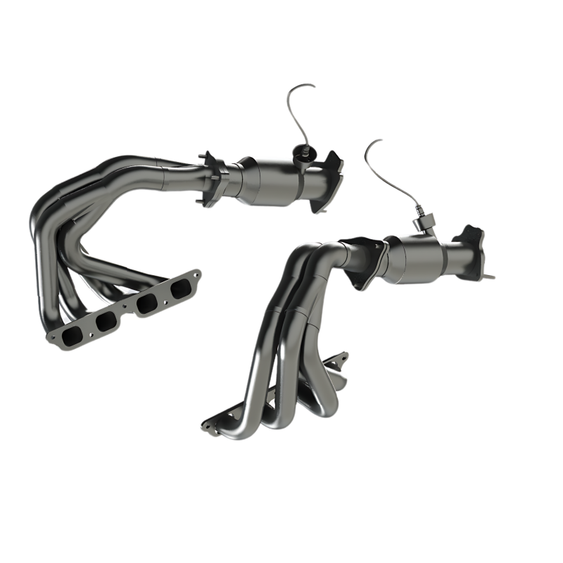 Kooks 22+ Chevrolet C8 Corvette Z06 LT6 1-7/8in. x 2in. SS Tri-Y Headers w/ GREEN Cats-thumbmail-2