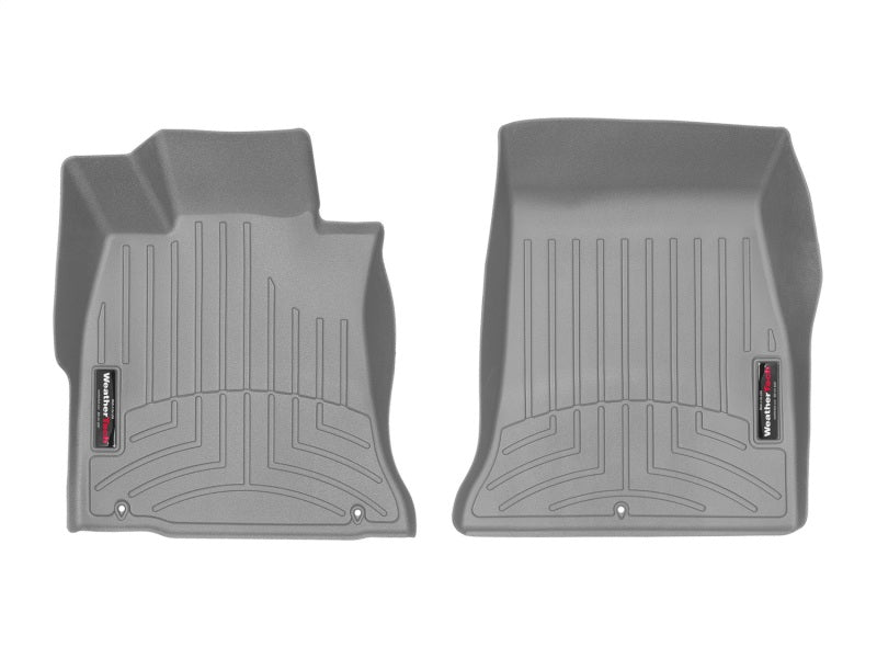 WeatherTech 2019 + Genesis G70 Front FloorLiner - Grey (Rear Wheel Drive)-thumbmail-1