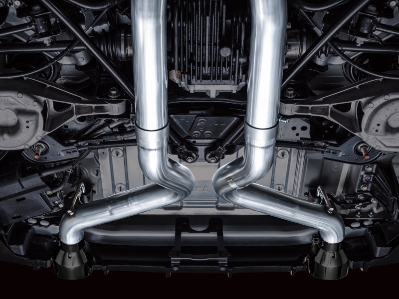 AWE 2023 Nissan Z RZ34 RWD Track Edition Catback Exhaust System w/ Diamond Black Tips-thumbmail-4
