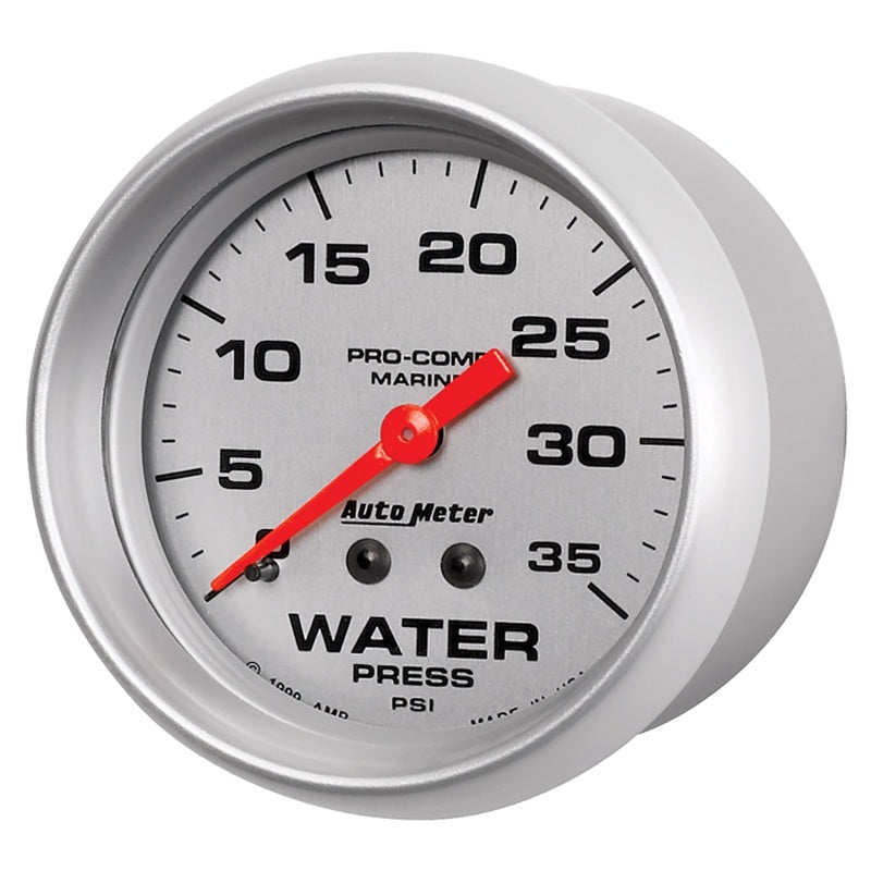 Autometer Ultra-Lite 2 5/8in Mechanical 35 PSI Water Pressure Gauge-thumbmail-2