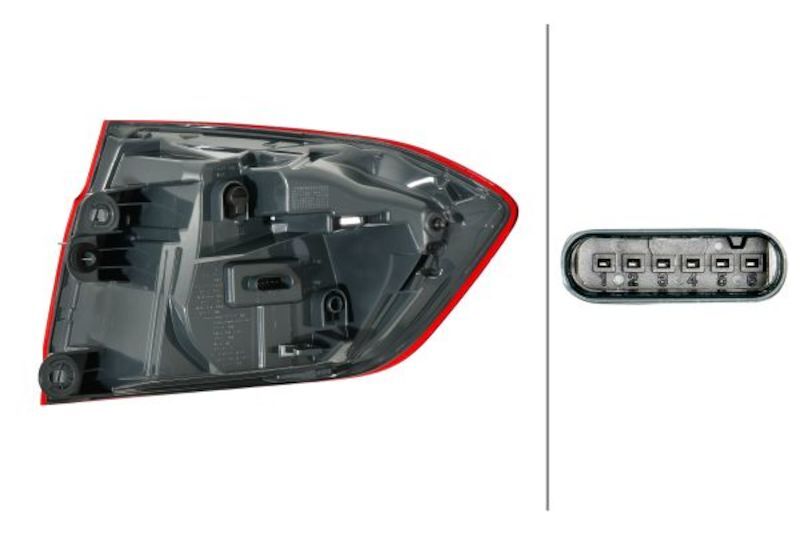 Hella 2014-2019 BMW 320i M3 Left Tail Light-thumbmail-2