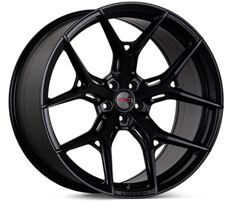 Vossen HF5 - 22X10.5 - 5X112 - ET8 - Super Deep - 66.5 - SB - Satin Black-thumbmail-1