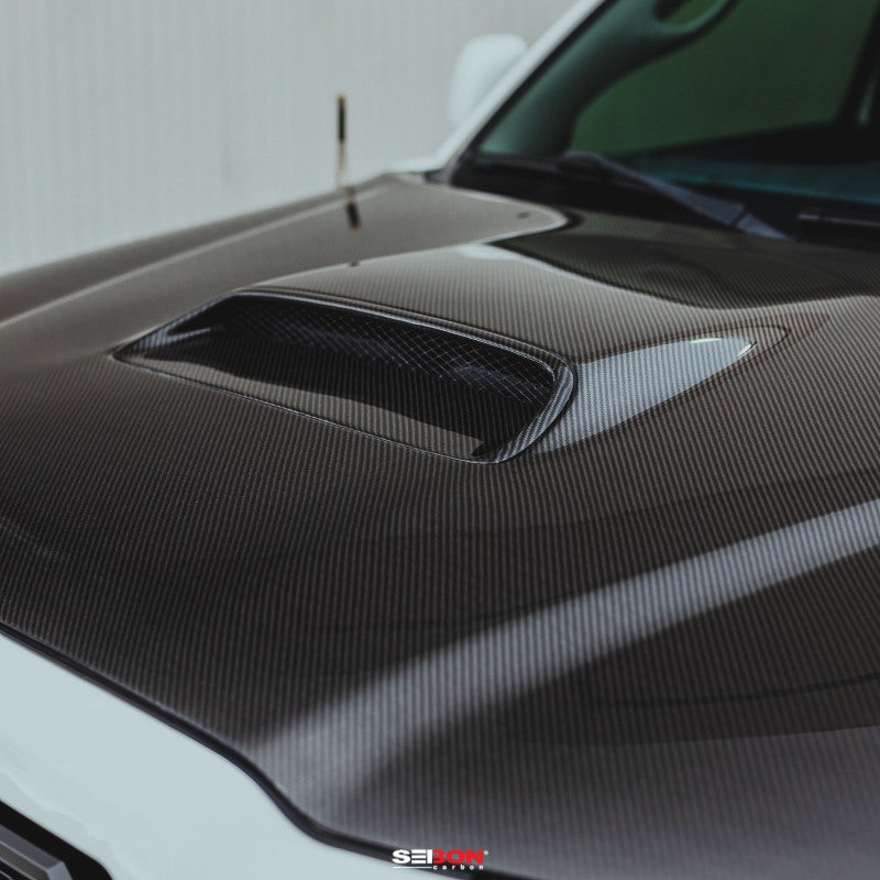 Seibon 05-11 Toyota Tacoma TR-Style Carbon Fiber Hood-thumbmail-1