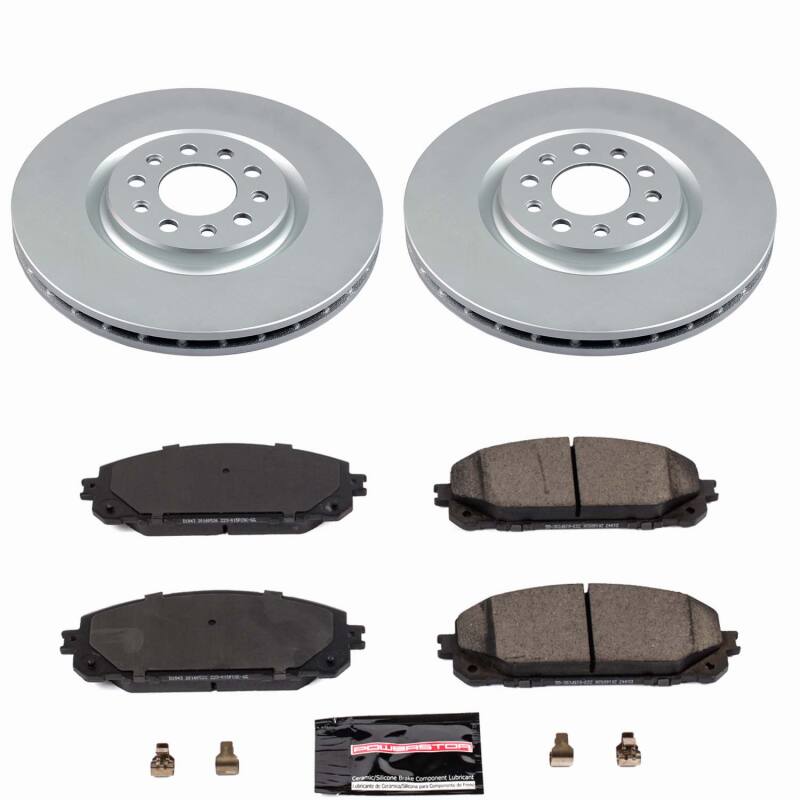 Power Stop 16-23 Jeep Cherokee Front Z23 Coated Brake Kit-thumbmail-1