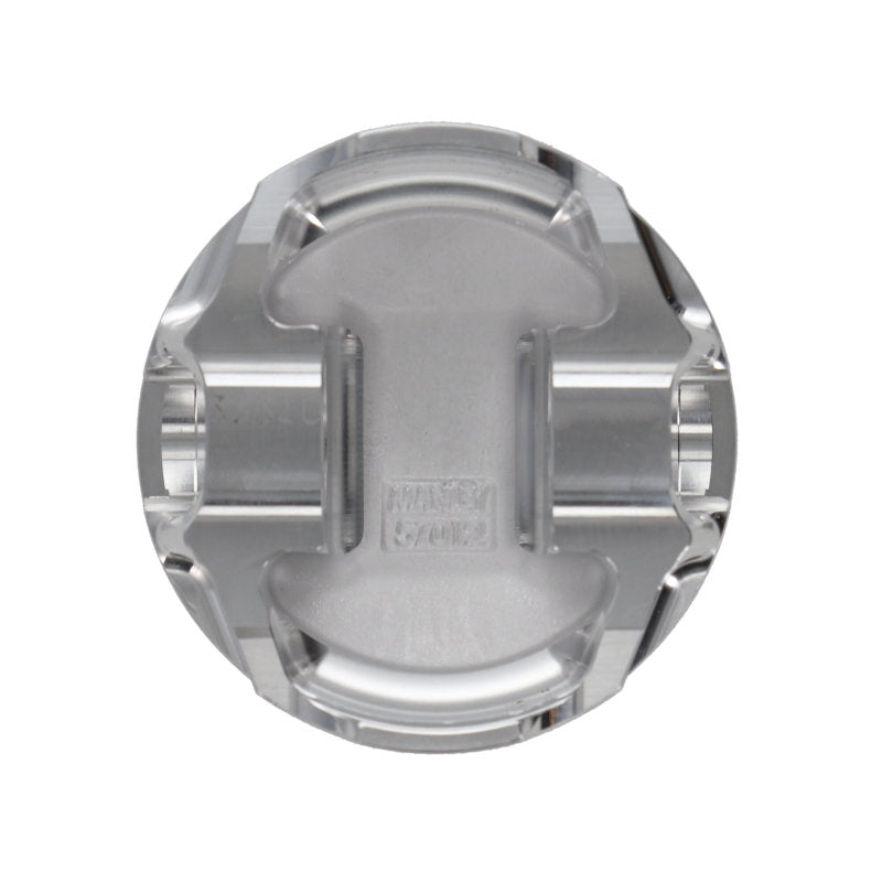 Manley 08+ Mitsubishi 4B11T 86mm STD -11cc Dome 9.0:1 CR Turbo Tuff Series Piston Set w/ Rings-thumbmail-2