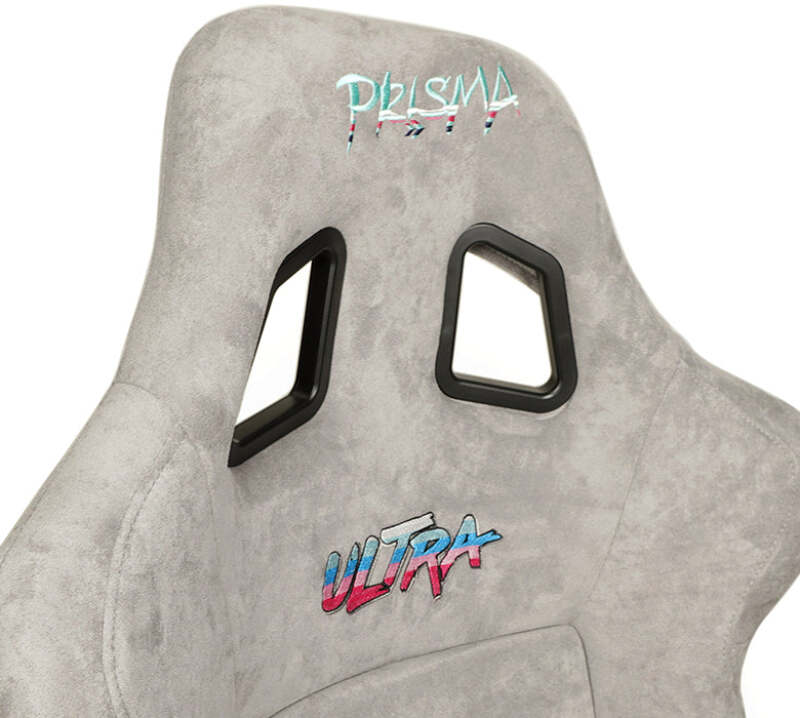 NRG FRP Bucket Seat ULTRA Edition - Large (Grey Alcantara/Pearlized Back)-thumbmail-3