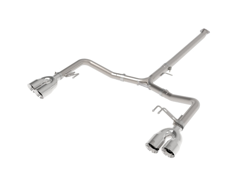 aFe Takeda 21-24 Kia K5 GT L4-2.5L (t) SS Axle-Back Exhaust System w/ Polished Tips-thumbmail-1