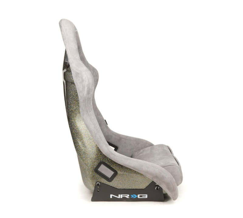NRG FRP Bucket Seat ULTRA Edition - Large (Grey Alcantara/Pearlized Back)-thumbmail-4