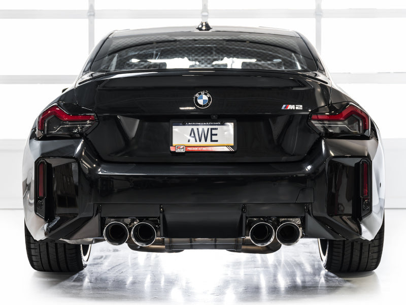 AWE Tuning 23-24 BMW G87 M2 Track Edition Exhaust - Chrome Silver Tips-thumbmail-3