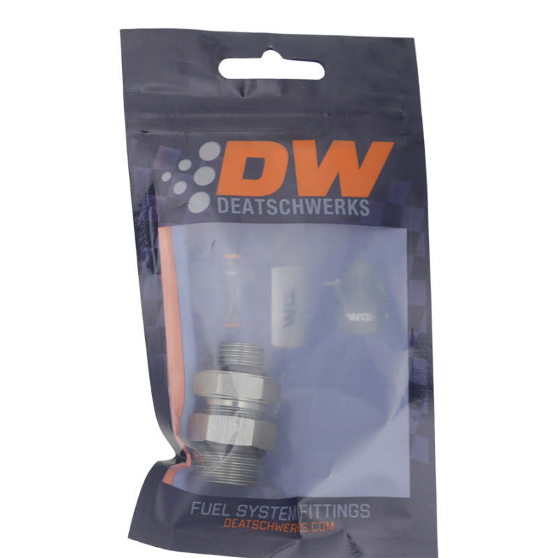 DeatschWerks 6AN ORB Male to 8AN ORB Male Swivel Adapter - Anodized DW Titanium-thumbmail-2