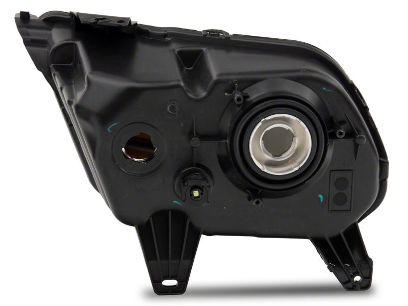 Raxiom 10-12 Ford Mustang Axial Series OEM Style Rep Headlights- Chrome Housing- Smoked Lens-thumbmail-2