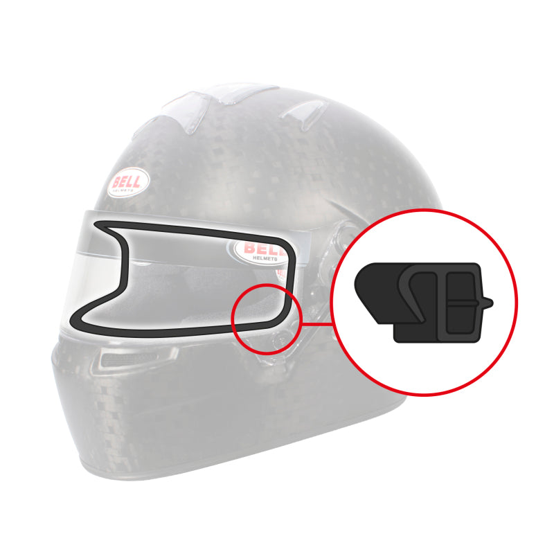 Bell Rubber Profile Visor Edge 77CM - Black-thumbmail-1