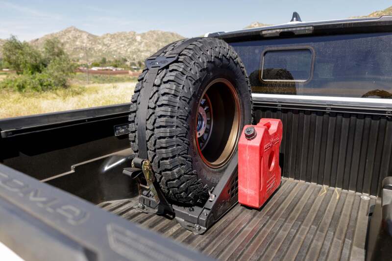 DV8 Offroad Truck Bed Universal Tire Carrier & Accessory Mount-thumbmail-6