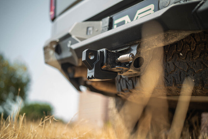 DV8 Universal Hitch Skid Plate - Black-thumbmail-2