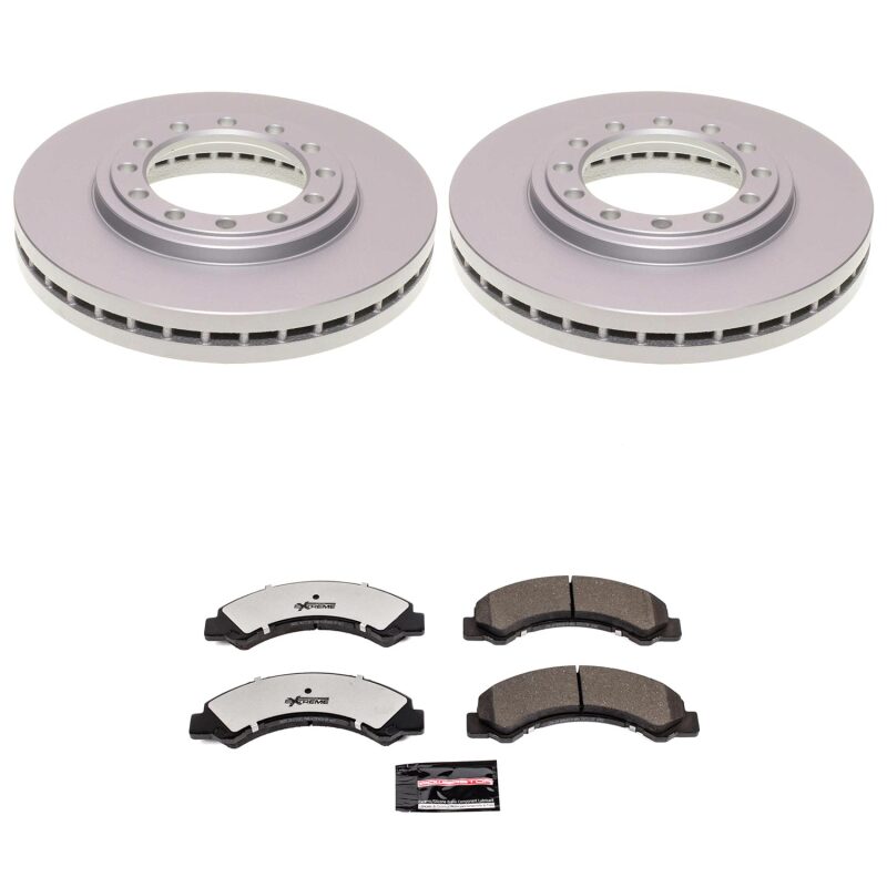 Power Stop 16-23 Chevrolet LCF 3500 Front Z36 Coated Truck & Tow Brake Kit-thumbmail-1