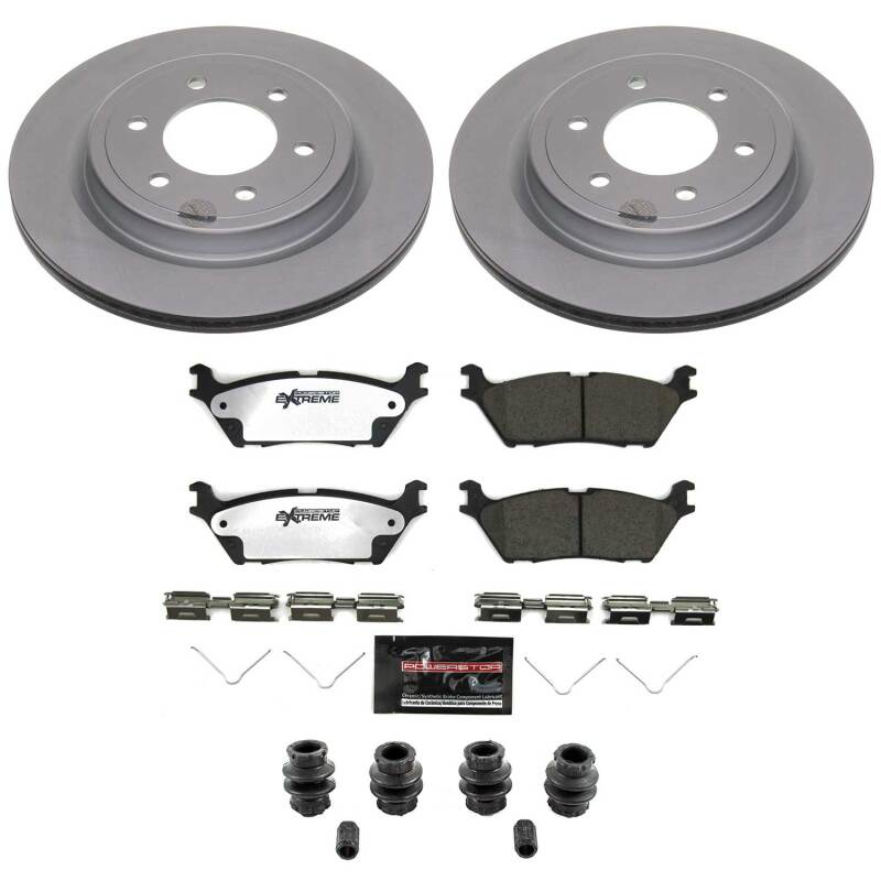 Power Stop 22-25 Ford Bronco Rear Z36 Coated Truck & Tow Brake Kit-thumbmail-1