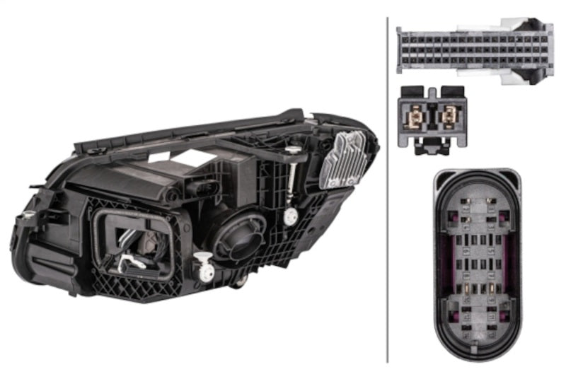 Hella 19-20 Mercedes-Benz C Class Headlamp Rh W/O Led Module-thumbmail-5