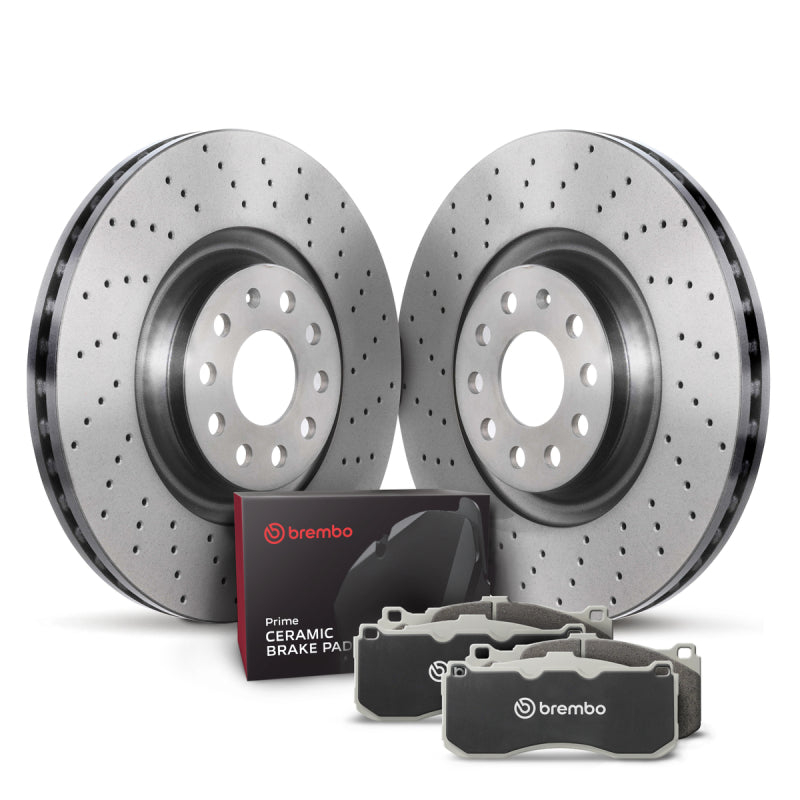 Brembo OE 15-20 Audi A3/22-23 A3/15-20 A3 Quattro/22-23 A3 Quattro Front Disc Brake Kit-thumbmail-1