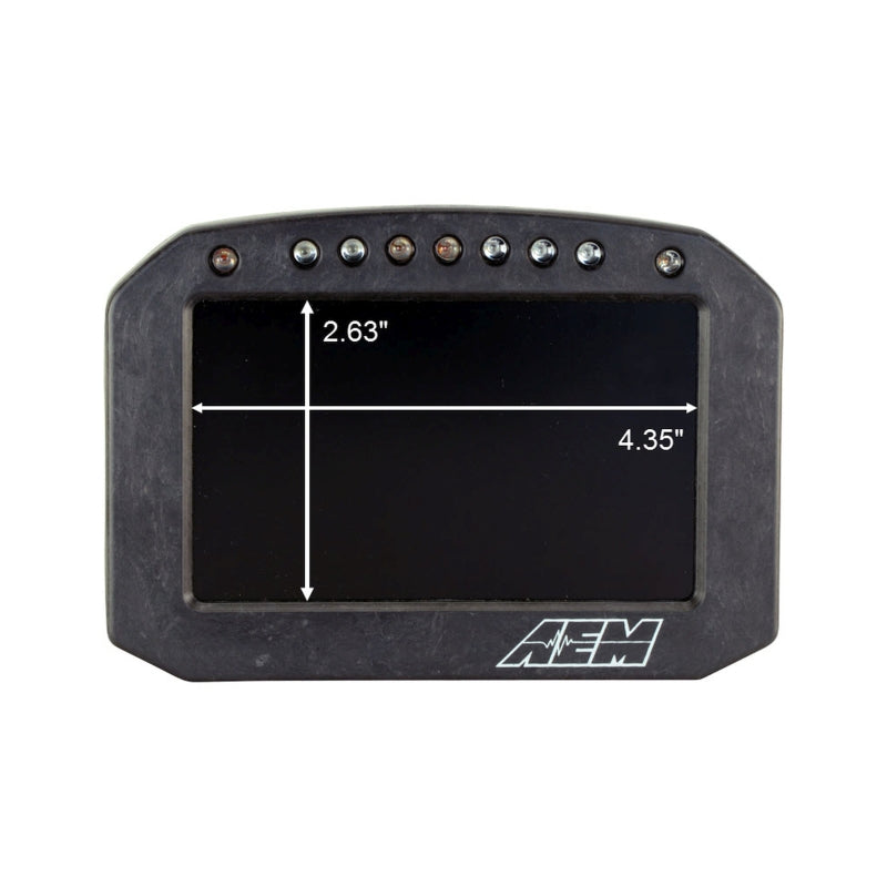 AEM CD-5LG Carbon Logging Flush Digital Dash Display w/ Internal 20Hz GPS & Antenna-thumbmail-3