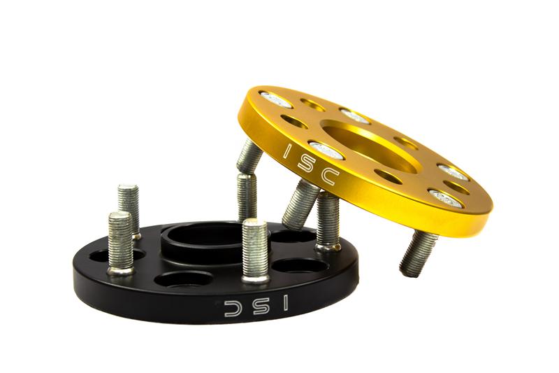 ISC Suspension 5x100 to 5x114 25mm Wheel Adapters Black - Set of 4-thumbmail-1