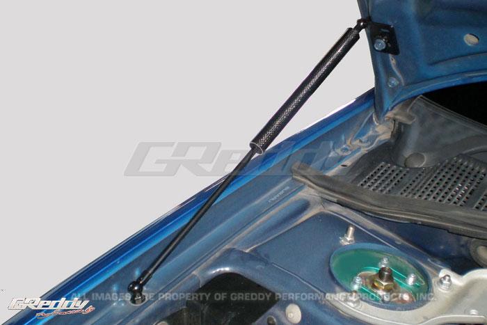 GReddy 05-07 Subaru WRX/STi  Engine Hood Lifter Kit (Designed for OEM weight hoods.)-thumbmail-1