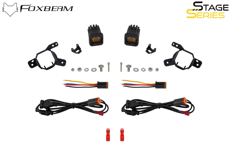 Diode Dynamics LED SSC1 Type G3M Fog Light Bracket Kit - White-thumbmail-2