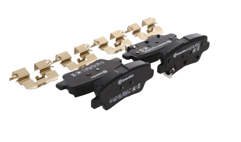 Brembo OE 21-22 Hyundai Accent/19-24 Nexo/2016 Sonata/2019 Sonata PRIME Low-Met Brake Pad - Rear-thumbmail-2