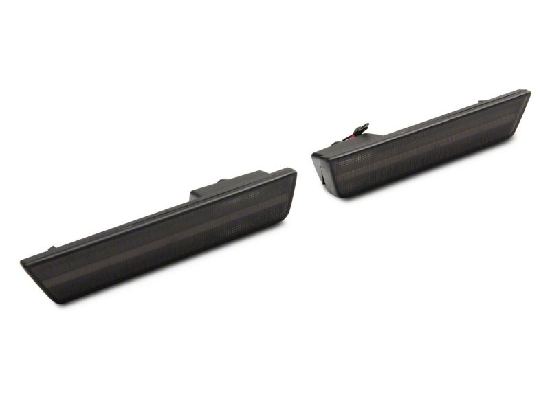 Raxiom 08-14 Dodge Challenger 11-14 Dodge Charger Axial Series LED Rear Side Marker Lights- Smoked-thumbmail-4