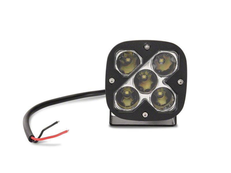 Raxiom 3-In Square High-Powered LED Light Universal (Some Adaptation May Be Required)-thumbmail-2