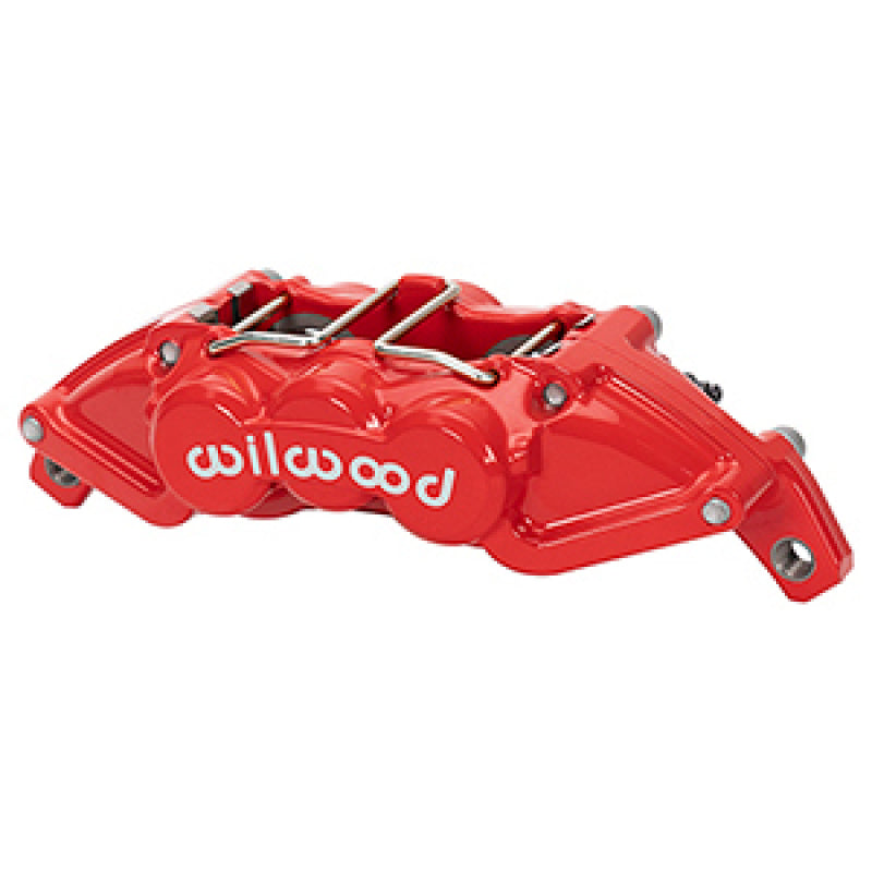 Wilwood Universal UTV4 Caliper 1.00/1.00in Pistons 25in Rotor - Red-thumbmail-1
