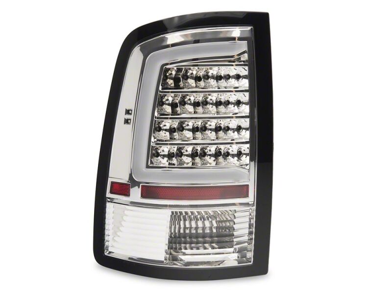 Raxiom 09-18 Dodge RAM 1500 Axial Series LED Tail Lights- Chrome Housing- Clear Lens-thumbmail-3