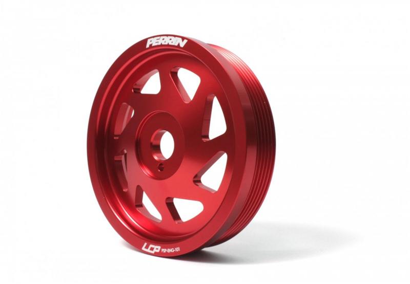 Perrin 13 Subaru BRZ / 13 Scion FR-S / 12-13 Subaru Impreza Crank Pulley - Red-thumbmail-1
