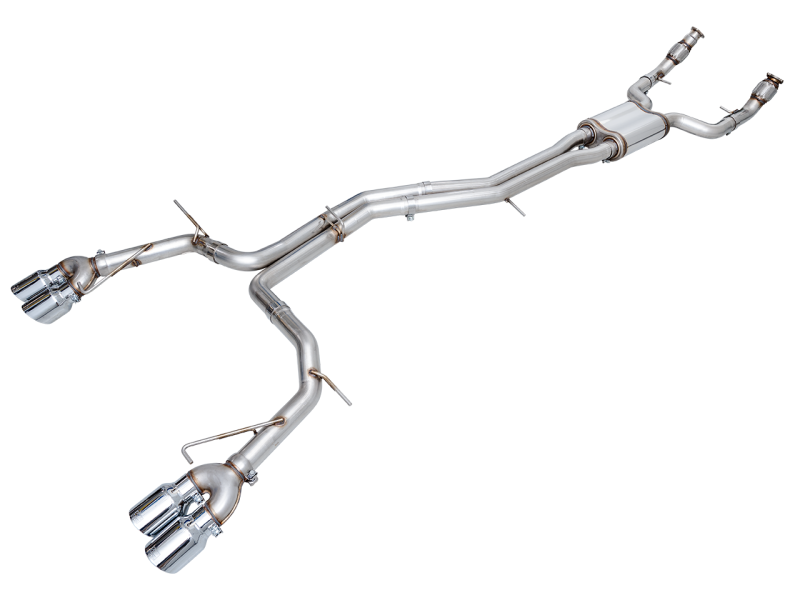 AWE Tuning 19-23 Audi C8 S6/S7 2.9T V6 AWD Track Edition Exhaust - Chrome Silver Tips-thumbmail-1