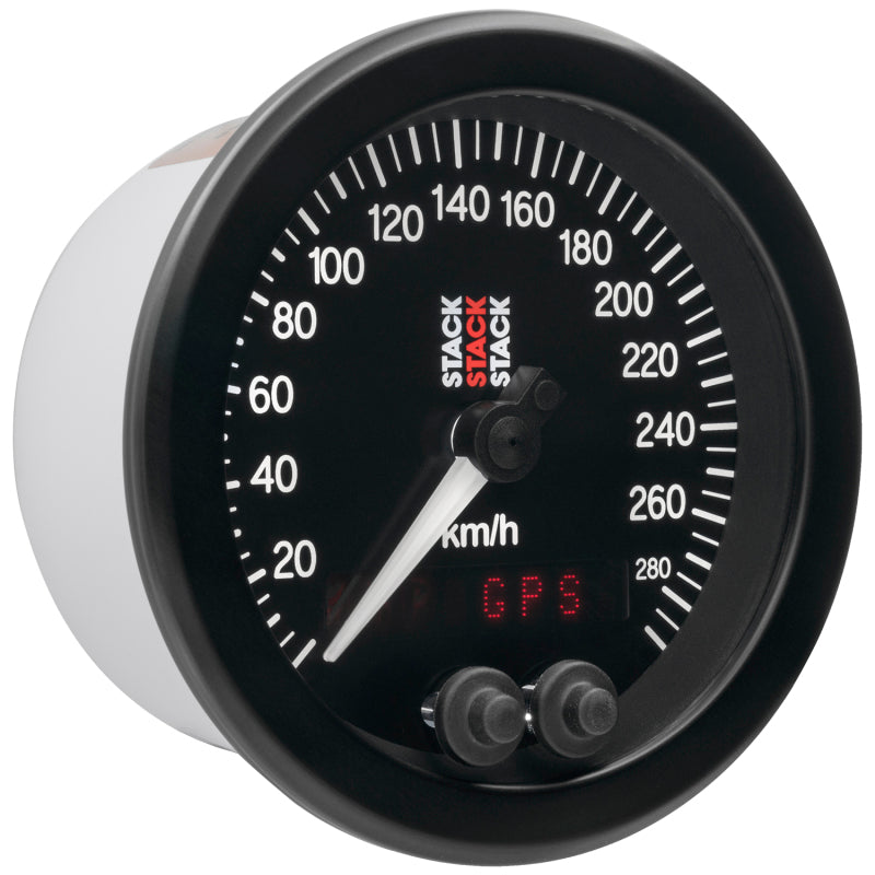 Autometer Stack Instruments 88mm 0-290 KM/H GPS Speedometer - Black-thumbmail-3