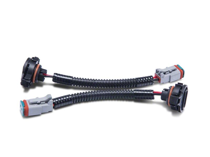 Raxiom 10-18 Jeep Wrangler JK Axial Series H16 to Deutsch Fog Light Wire Harness Adapter Set-thumbmail-2