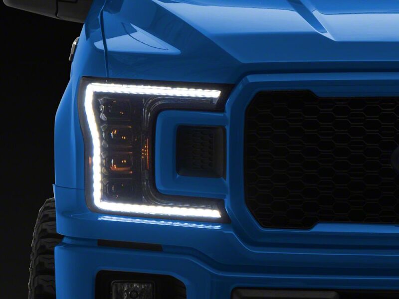 Raxiom 18-20 Ford F-150 CXR Series V2 LED Headlights- Black Housing- Clear Lens-thumbmail-4