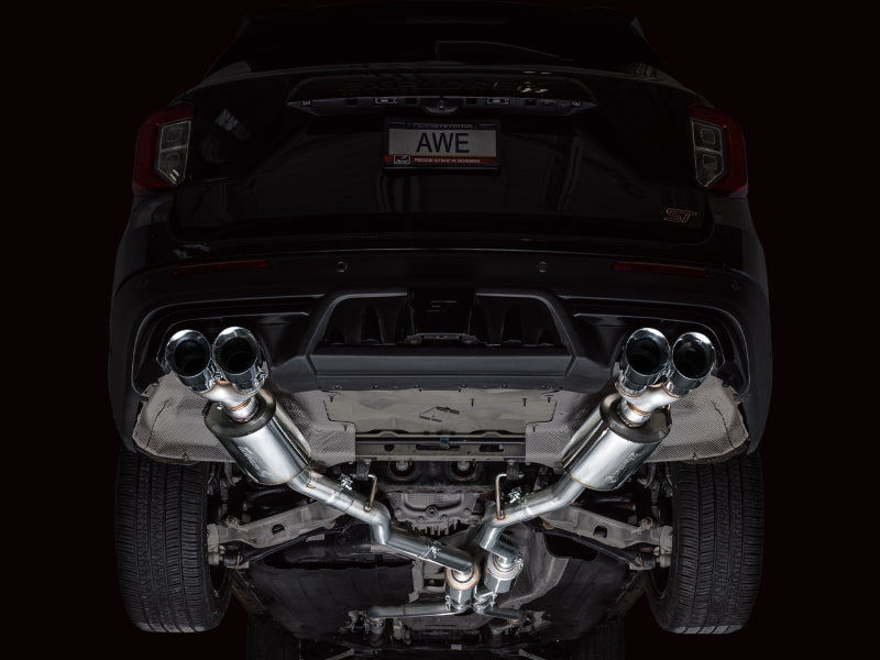 AWE Tuning 2020+ Ford Explorer ST Touring Edition Exhaust w/ Chrome Silver Tips-thumbmail-5