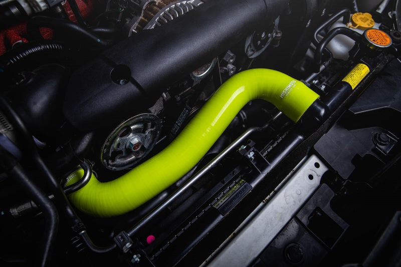 Mishimoto 08-14 Subaru WRX / 08+ STI Silicone Radiator Hose Kit - Neon Yellow-thumbmail-2