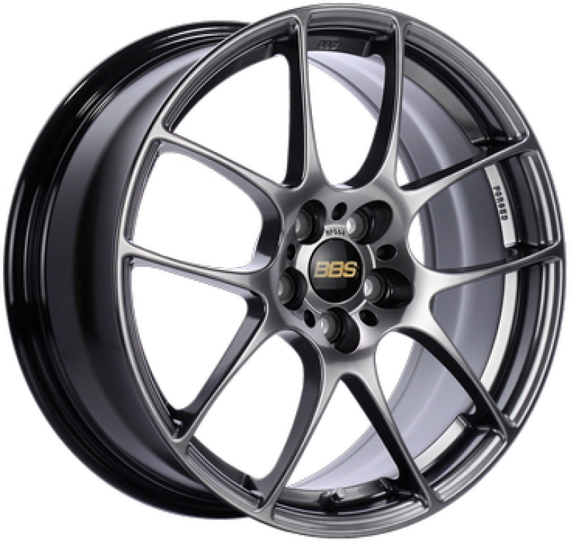 BBS RF - 17x7 / 4x100 / ET 38 (70mm PFS Required) - Diamond Black-thumbmail-1