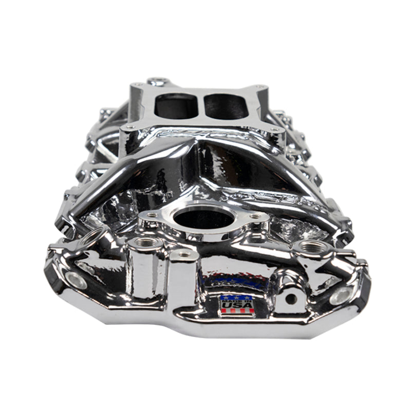 Edelbrock SBC Performer EPS Manifold - Chrome Plasma Coated-thumbmail-2