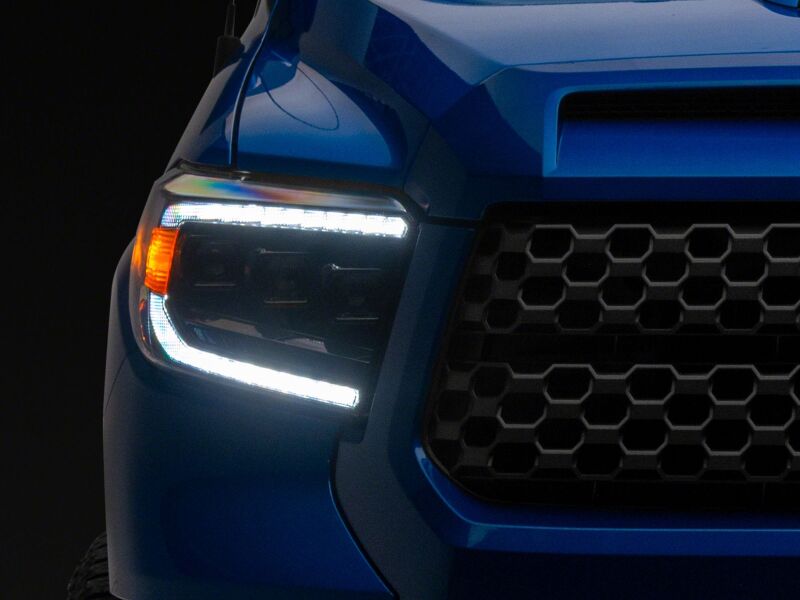 Raxiom 14-21 Toyota Tundra CXR Series LED Headlights- Black Housing- Clear Lens-thumbmail-3